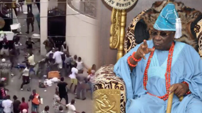Oba Of Lagos and EndSARS Protesters