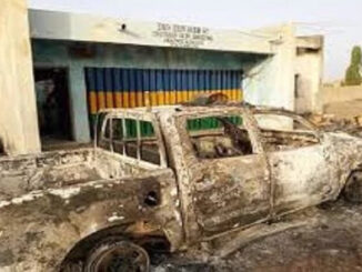 Tension as unknown Gunmen Kills Policeman, Set Station Ablaze In Benue