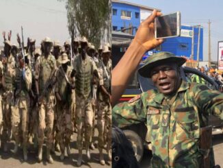 No Equipment, They Are Still Owing Us Allowances - Nigerian Soldiers Protest In Borno