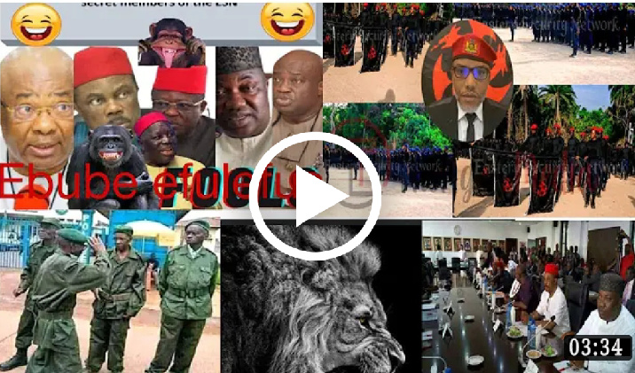 Ev L People Biafrans Hails Esn The Only Ebubeagu In Biafra Land Not Eastern Governor S Ebube Fulani Herdsmen Reactions Video Correctbn