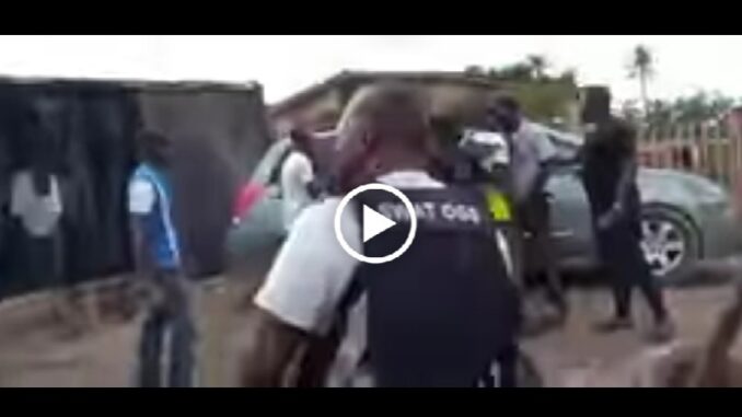 Nigerian police shooting at Yoruba Agitators