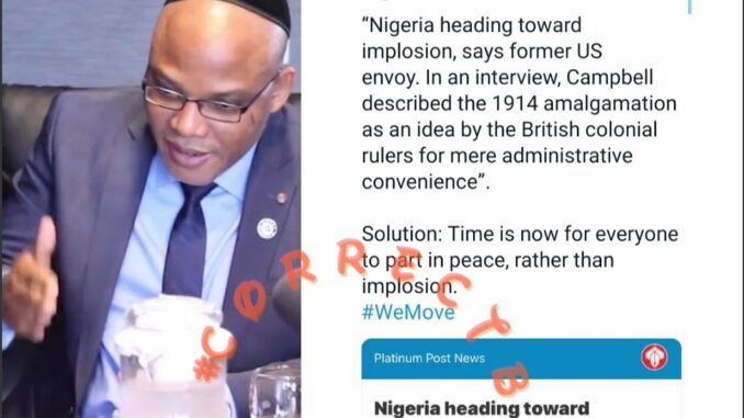 Solution Time is now for everyone to part in peace - Mazi Nnamdi Kanu warn