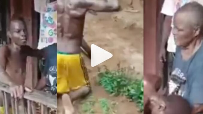 Youths force man to kneel and apologize to his mother