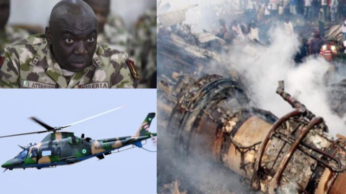 Nigerian Army confirms death of its Chief of Army Staff and 10 other officers in military plane crash