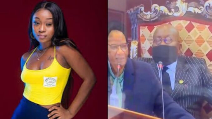 I'm embarrassed – Actress Efia Odo reacts to President Akufo sleeping at Africa Financing Summit in France