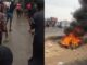 Terrifying as Unidentified male corpse set ablaze in Delta community