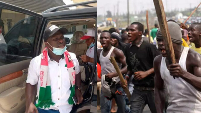 Angry youths attack Delta local council chairman, cart away rifles