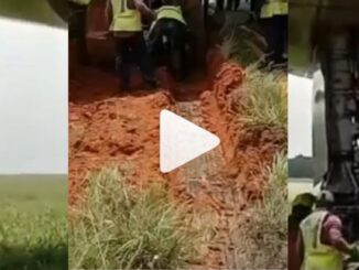 Airplane overshoots runway into mud in Murtala Muhammed Airport Lagos (video)