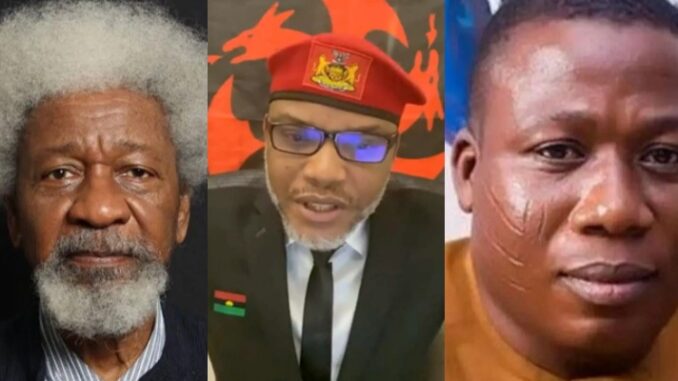Wole Soyinka backs Biafra, Oduduwa Republics’ agitators, says it’s their right to secede