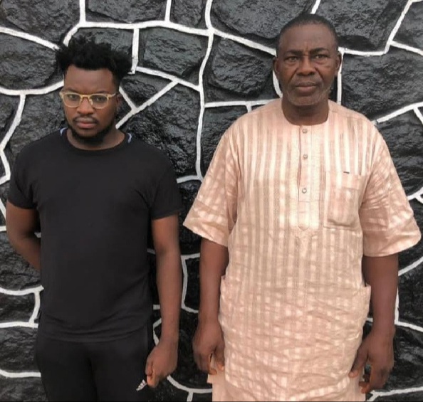 Father and son apprehended by EFCC over alleged Internet fraud (photo)