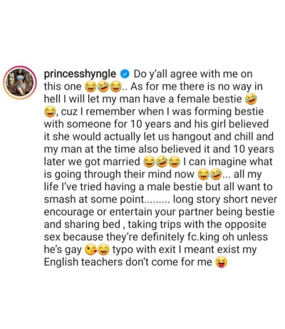 Princess Shyngle gay post