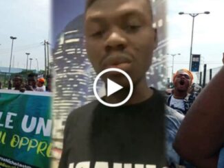 Channels TV asks activist to takeoff #BuhariMustGo shirt before going on air (Video)