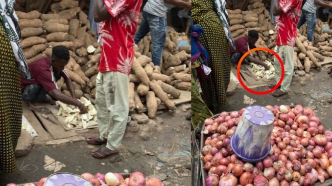 Slices of yam now been sold in Nigeria as food stuff prices increase
