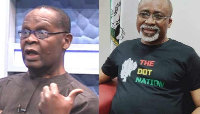 Joe Igbokwe Blasts Sen. Abaribe For Rocking 'The Dot Nation' T-Shirt
