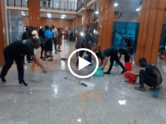 Drama!, National Assembly flooded as roof leaks during heavy rainfall