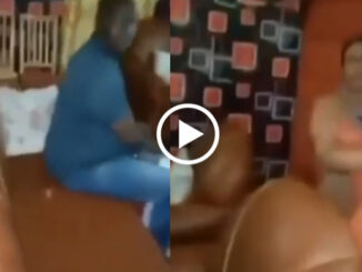 Man walks in on his wife feeding her alleged lover in their home (video)