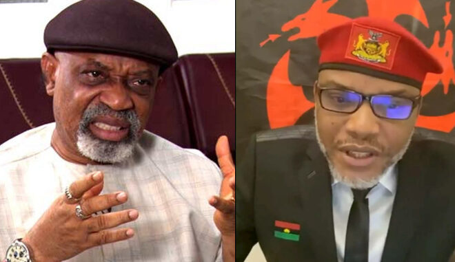 I don’t have anything to do with Nnamdi Kanu's re-arrest- Ngige tells IPOB
