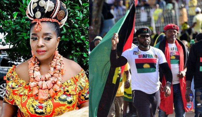 Biafra is sure, it will be the best country in the world with our leader Mazi Nnamdi Kanu - Actress Rita Edochie