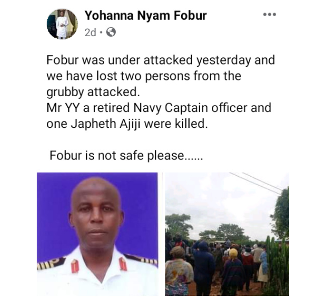 Tension as suspected kidnappers kill retired Navy Captain, other in Plateau